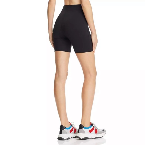 NWT [Tiger Mist] Tyler Black High Rise Buckled Fashion Bike Shorts Womens Sz XS - Picture 3 of 8